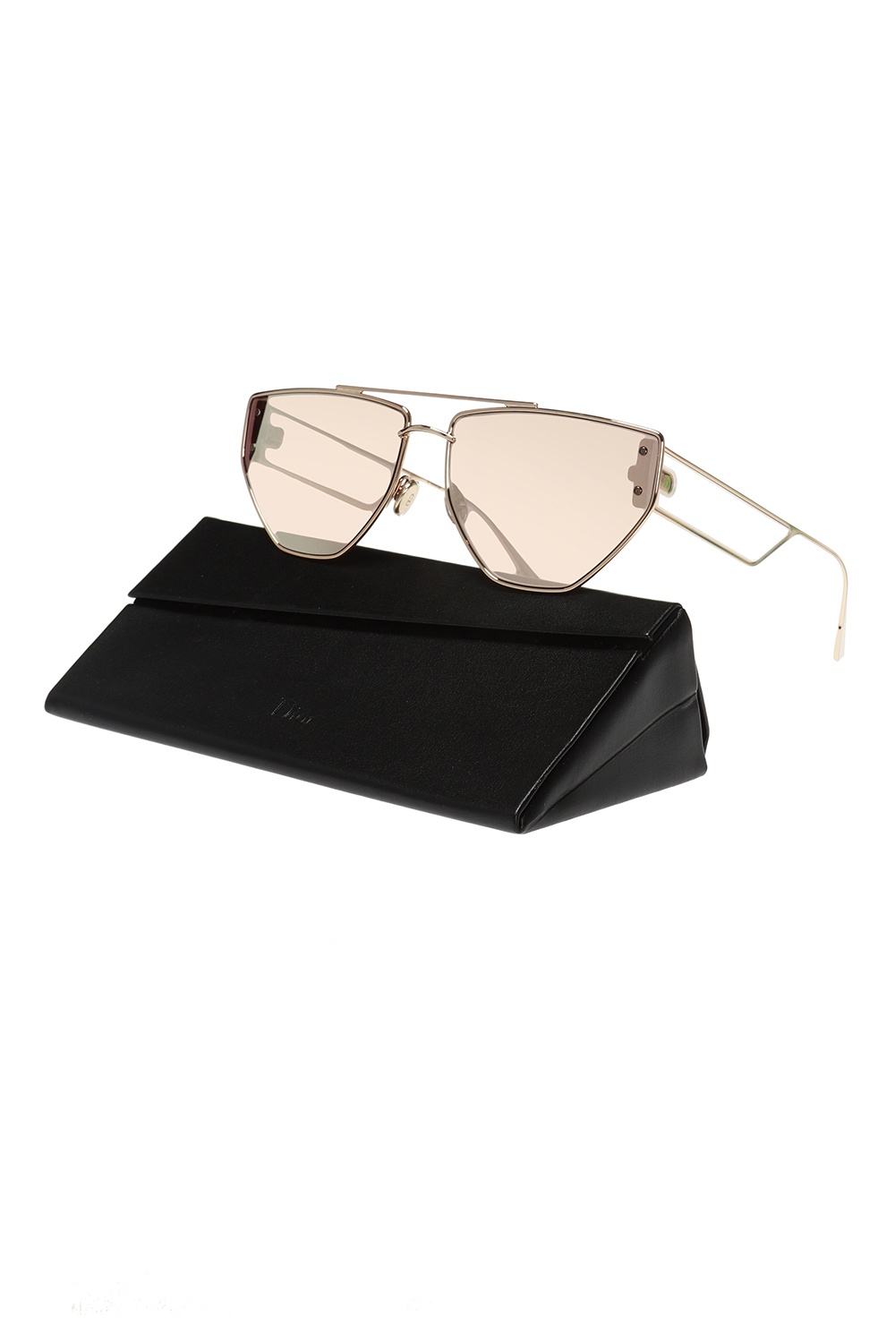 Gold DiorClan2 sunglasses Dior Vitkac Italy